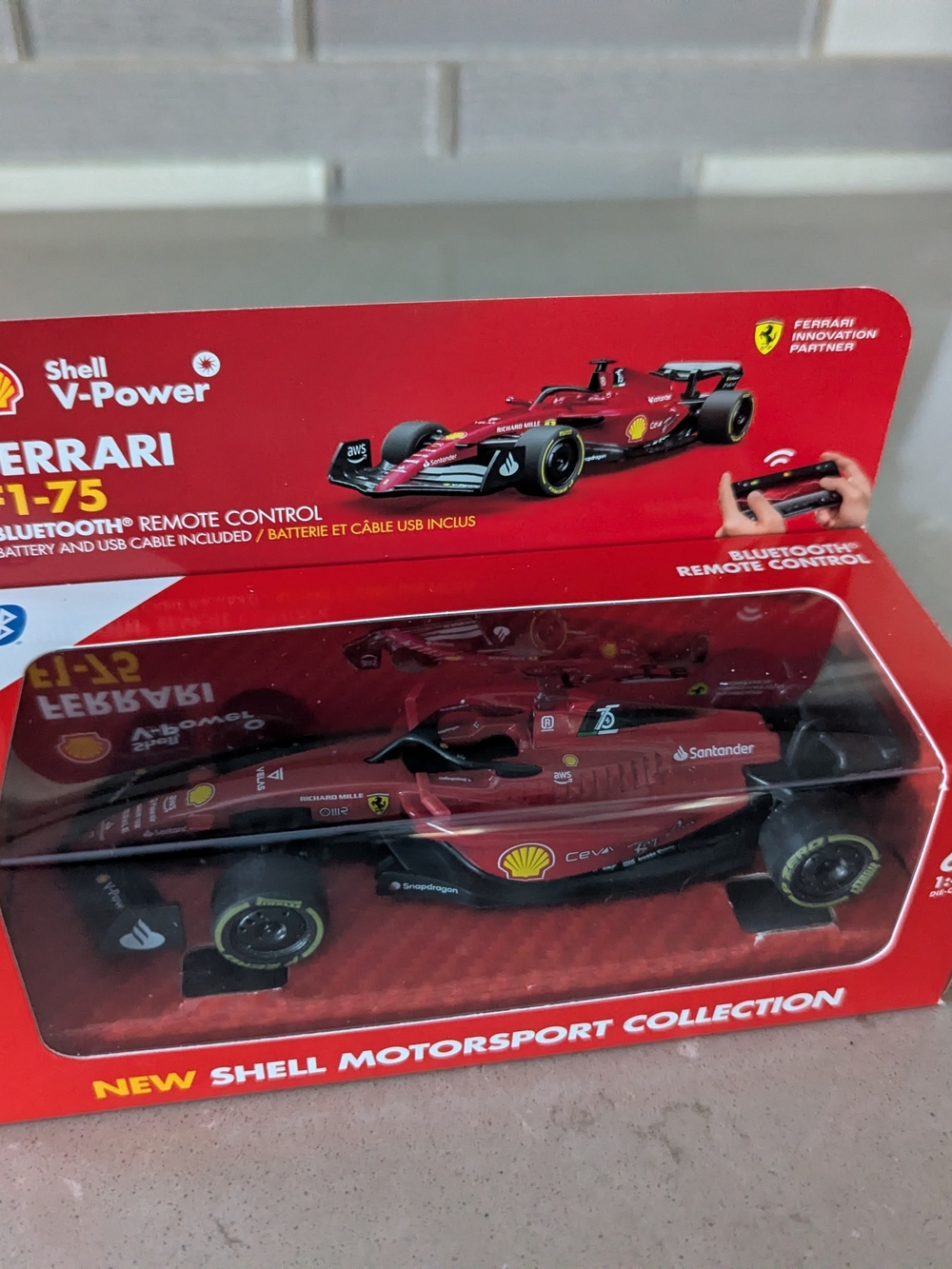 Ferrari Red Remote Control F1 Car with Black Accents